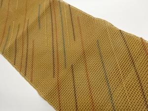 羅斜線模様織出し名古屋帯